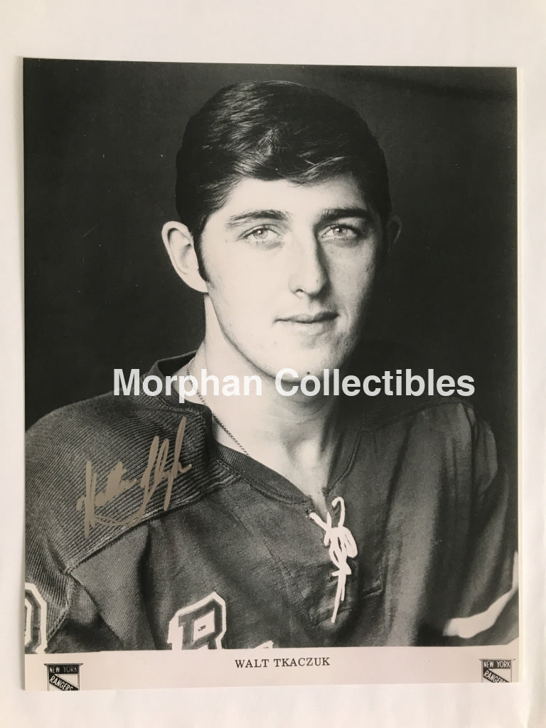 Walt Tkaczuk - Autographed New York Rookie 8X10 Photo