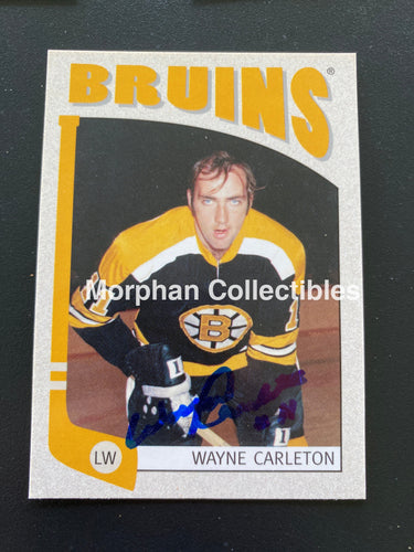 Wayne Carleton - Autographed Card 2005 In The Game