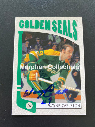 Wayne Carleton - Autographed Card 2005 In The Game