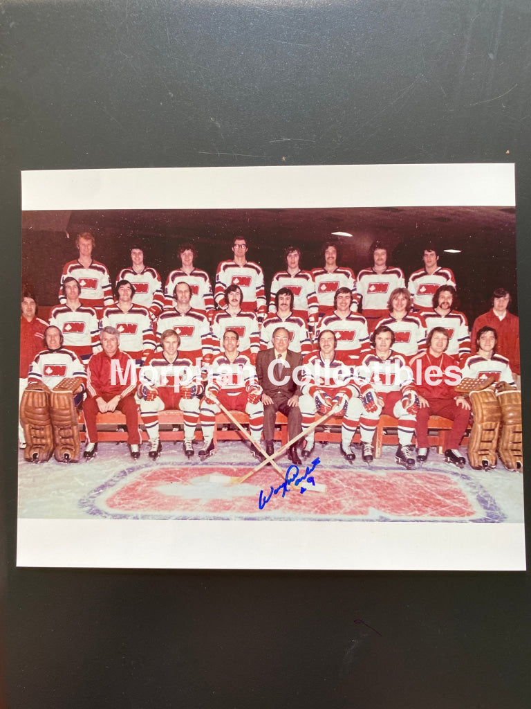 Wayne Carleton- Autographed Photo - Ottawa Wha Team 8X10