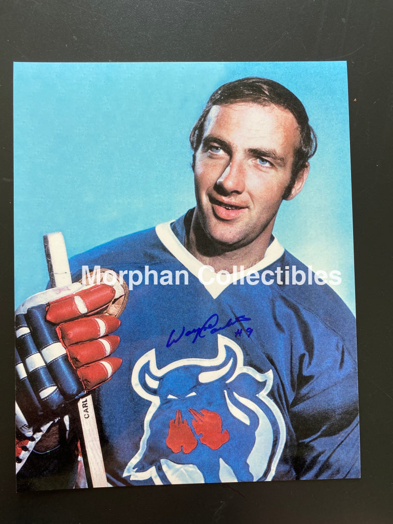 Wayne Carleton- Autographed Photo - Toronto Toros Wha 8X10