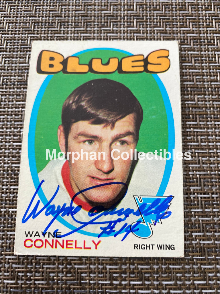 Wayne Connelly - Autographed Card 1971/72 Topps