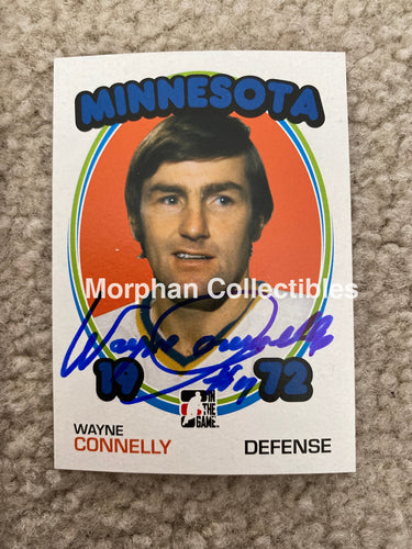 Wayne Connelly - Autographed Card Itg 1972