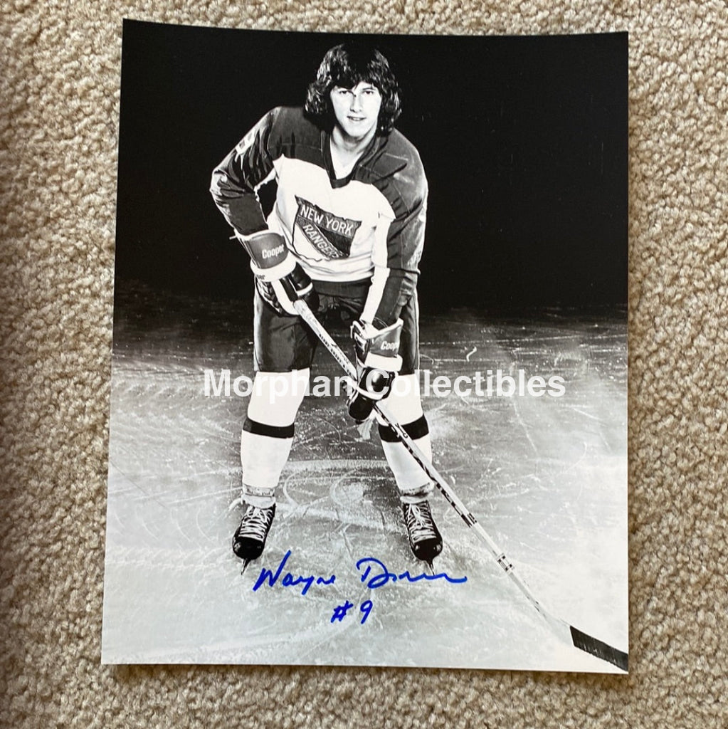 Wayne Dillon - Autographed 8X10 Photo New York Rangers