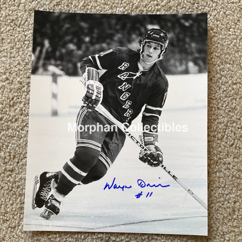 Wayne Dillon - Autographed 8X10 Photo New York Rangers