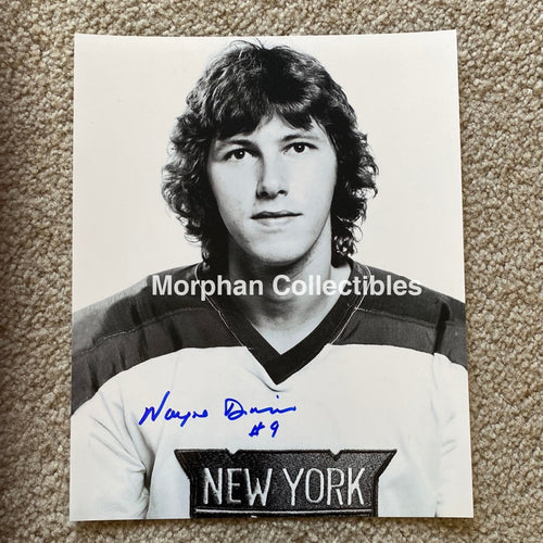 Wayne Dillon - Autographed 8X10 Photo New York Rangers
