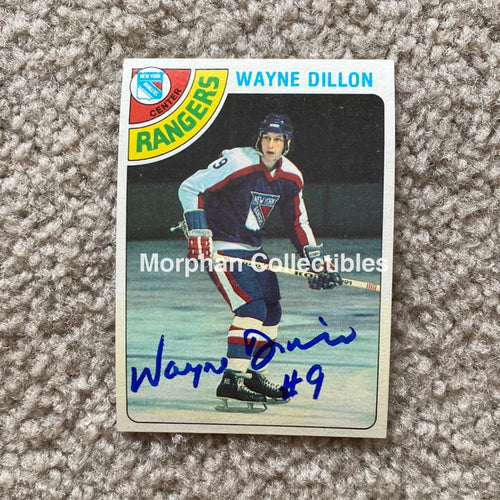 Wayne Dillon - Autographed Card 1978 - 79 Topps