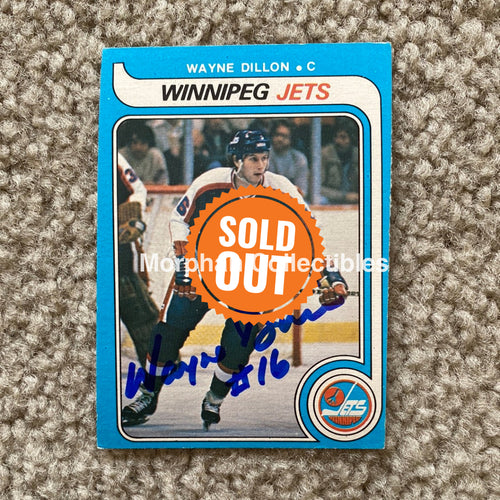 Wayne Dillon - Autographed Card 1979 - 80 Opc