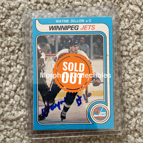 Wayne Dillon - Autographed Card 1979 - 80 Opc