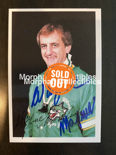 Wayne Maxner Autographed Cards Police Windsor#2 Card