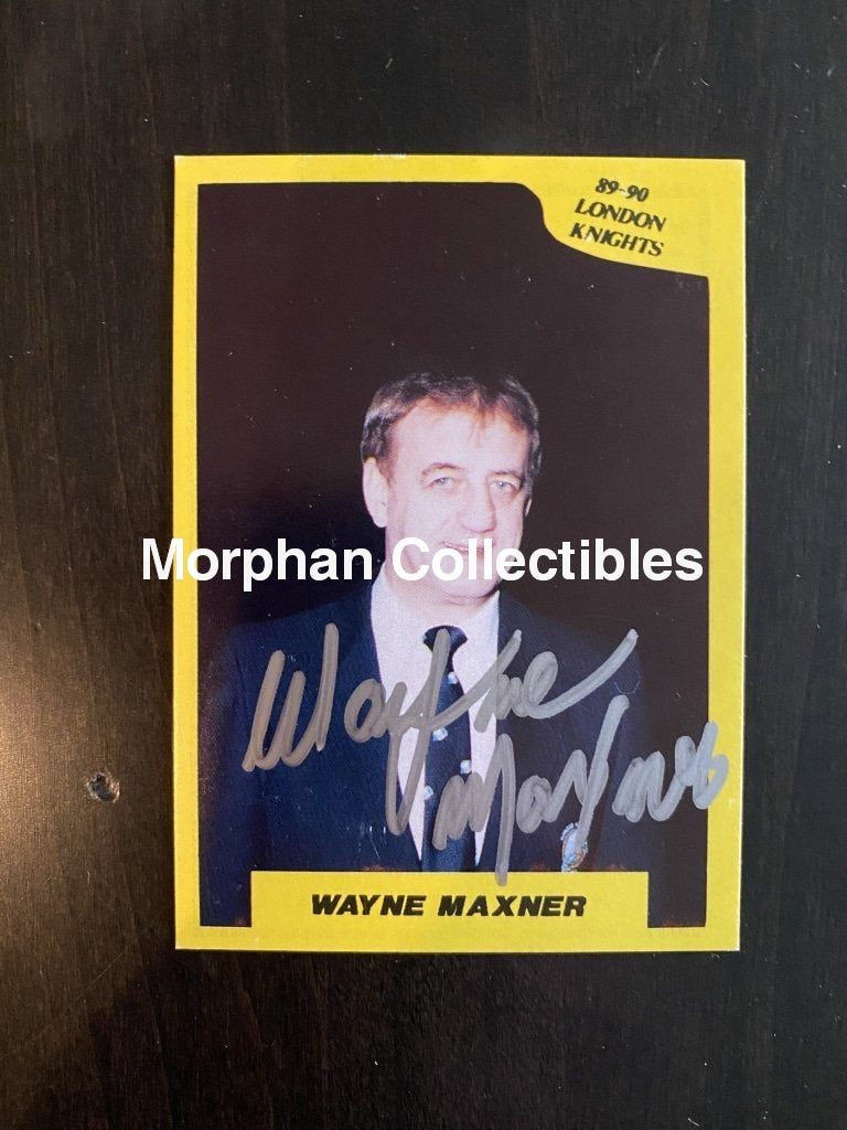 Wayne Maxner Autographed Cards 7Th Inning Sketch Card