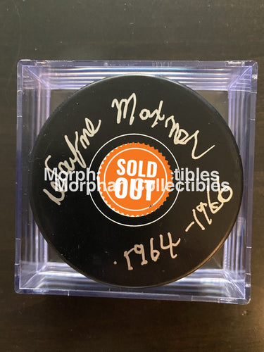 Wayne Maxner - Autographed Pucks Signed Puck #1