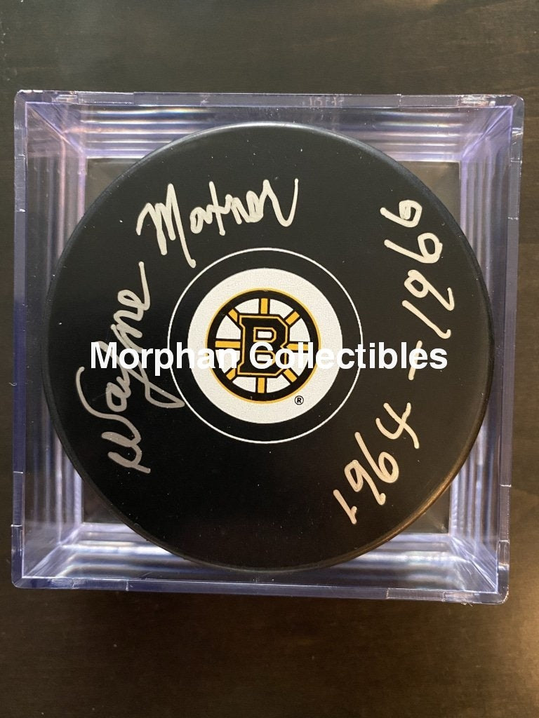 Wayne Maxner - Autographed Pucks Signed Puck #2