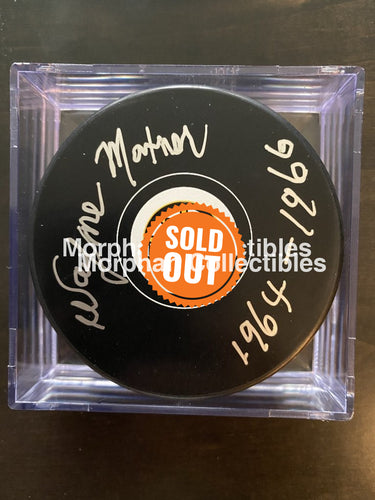 Wayne Maxner - Autographed Pucks Signed Puck #2