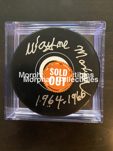 Wayne Maxner - Autographed Pucks Signed Puck #3