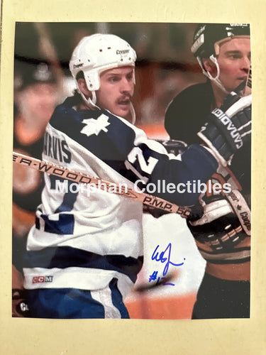 Wes Jarvis - Autographed 8x10 Photo - Toronto Maple Leafs Photo