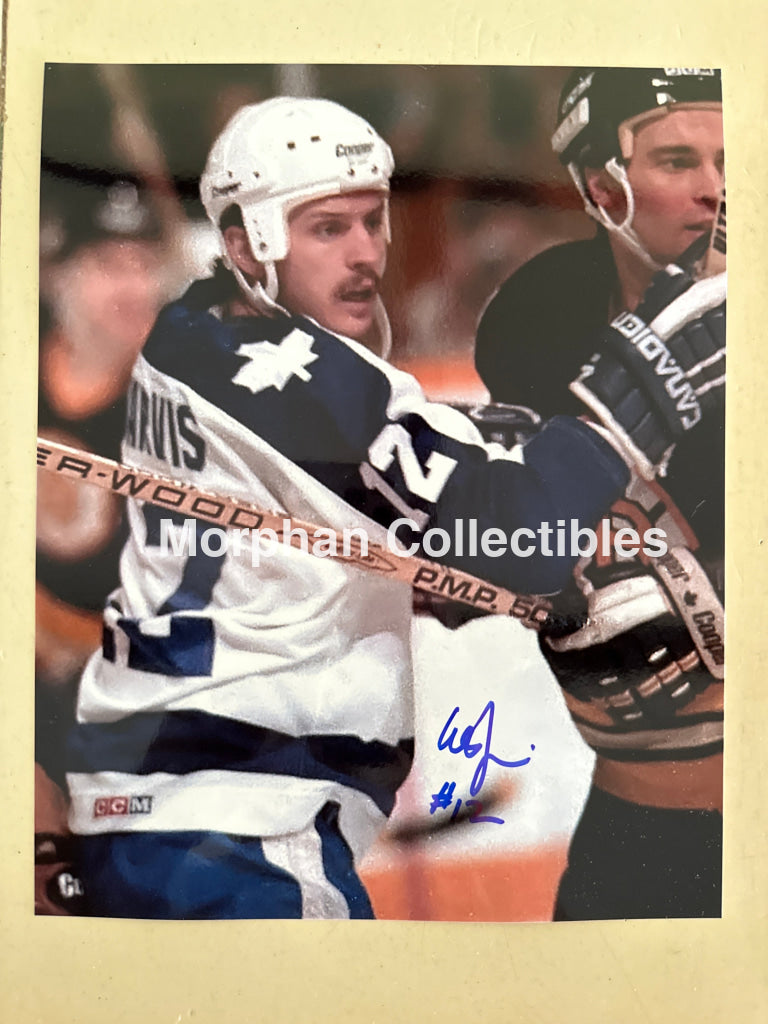 Wes Jarvis - Autographed 8x10 Photo - Toronto Maple Leafs Photo
