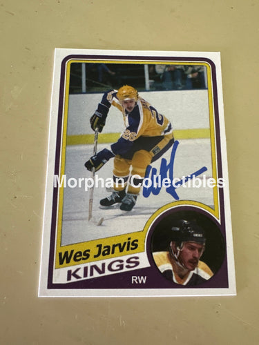 Wes Jarvis - Autographed Card - Custom Card Card