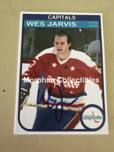 Wes Jarvis - Autographed Card - Custom Card Card
