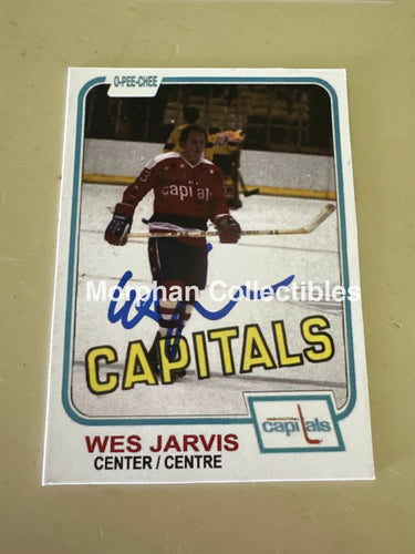 Wes Jarvis - Autographed Card - Custom Card Card
