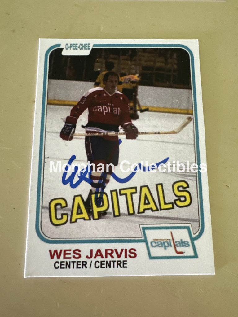 Wes Jarvis - Autographed Card - Custom Card Card