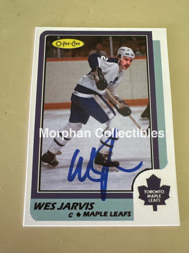 Wes Jarvis - Autographed Card - Custom Card Card