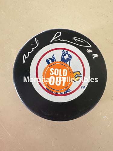 Wilf Paiement - Autographed Puck - Kansas City Scouts Puck