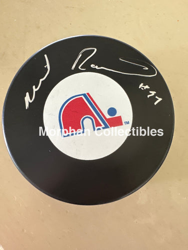 Wilf Paiement - Autographed Puck - Quebec Nordiques Puck