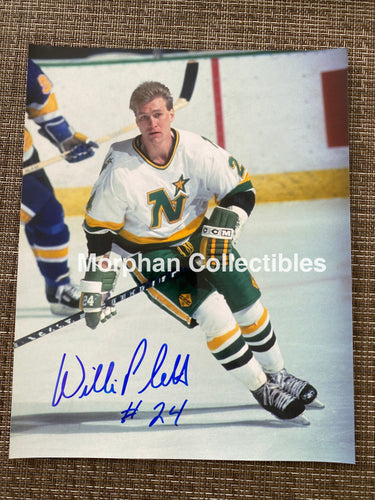 Willi Plett - Autographed 8X10 Photo Minnesota North Stars