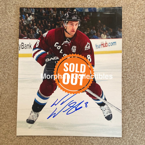 Wojtek Wolski - Autographed 8X10 Photo Colorado Avalanche
