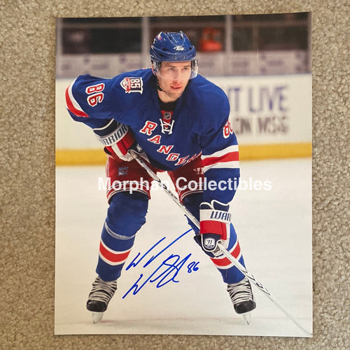 Wojtek Wolski - Autographed 8X10 Photo New York Rangers