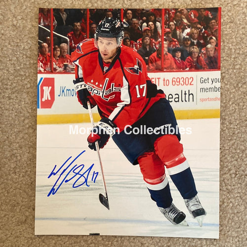 Wojtek Wolski - Autographed 8X10 Photo Washington Capitals