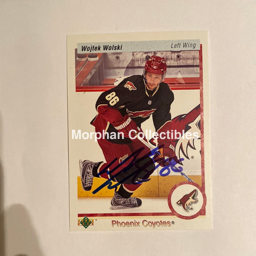 Wojtek Wolski - Autographed Card 2010-11 Upper Deck