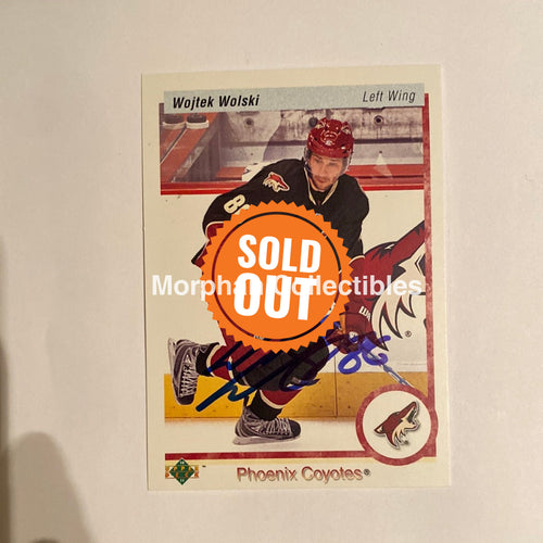 Wojtek Wolski - Autographed Card 2010-11 Upper Deck