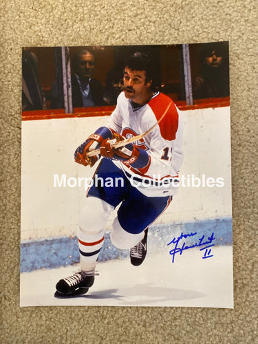 Yvon Lambert - Autographed 8X10 Photo Montreal Canadiens