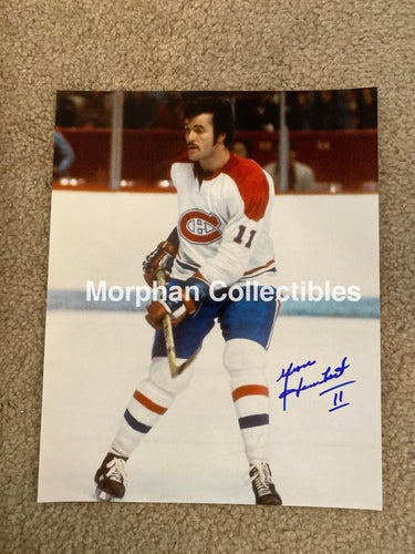 Yvon Lambert - Autographed 8X10 Photo Montreal Canadiens