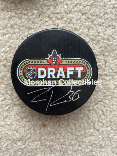 Zac Rinaldo - Autographed Puck Nhl Draft 2008