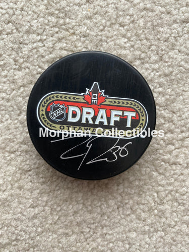 Zac Rinaldo - Autographed Puck Nhl Draft 2008