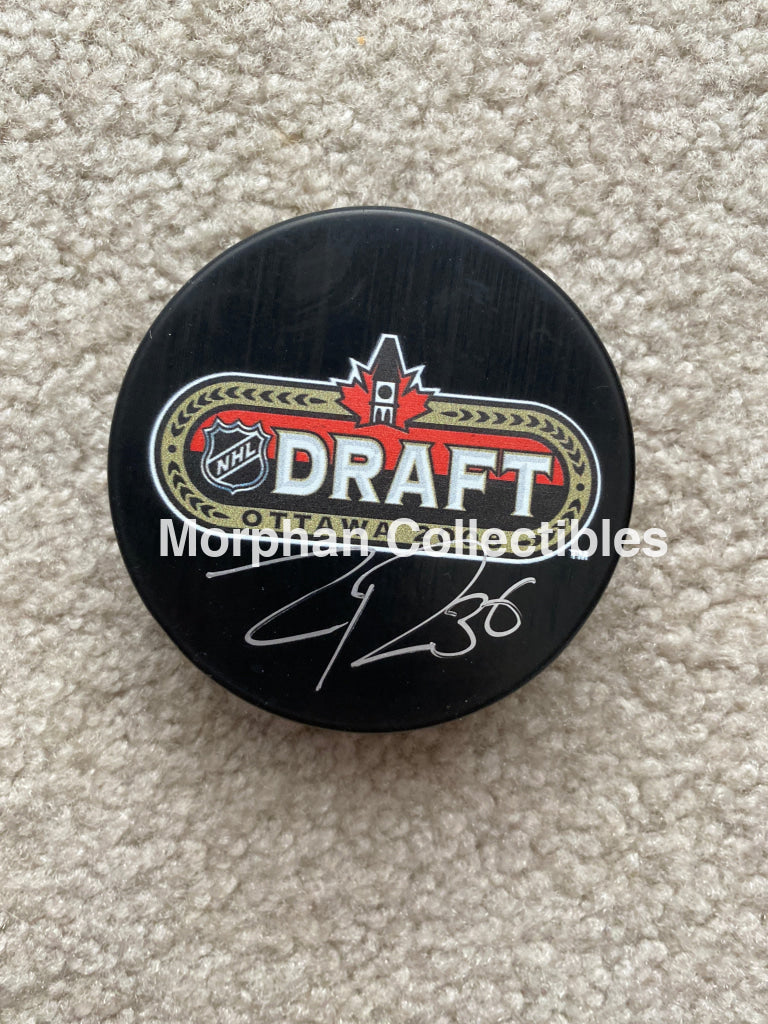 Zac Rinaldo - Autographed Puck Nhl Draft 2008