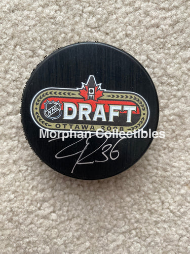 Zac Rinaldo - Autographed Puck Nhl Draft 2008