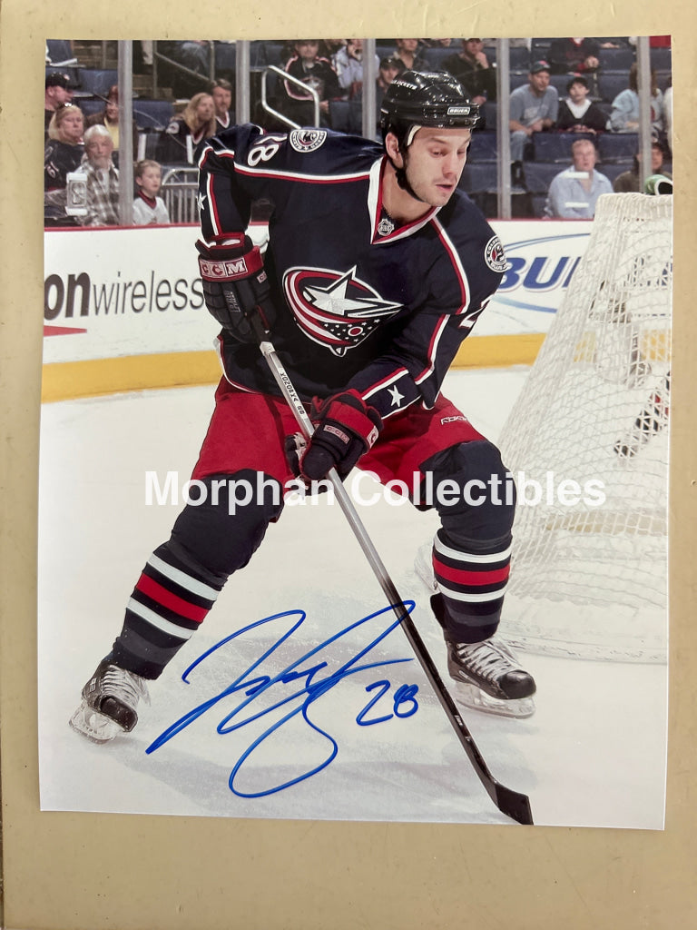 Zenon Kenopka - Autographed 8x10 Photo - Columbus Blue Jackets Photo