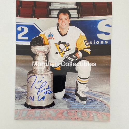 Jamie Leach - Autographed 8X10 Photo Pittsburg Penguins