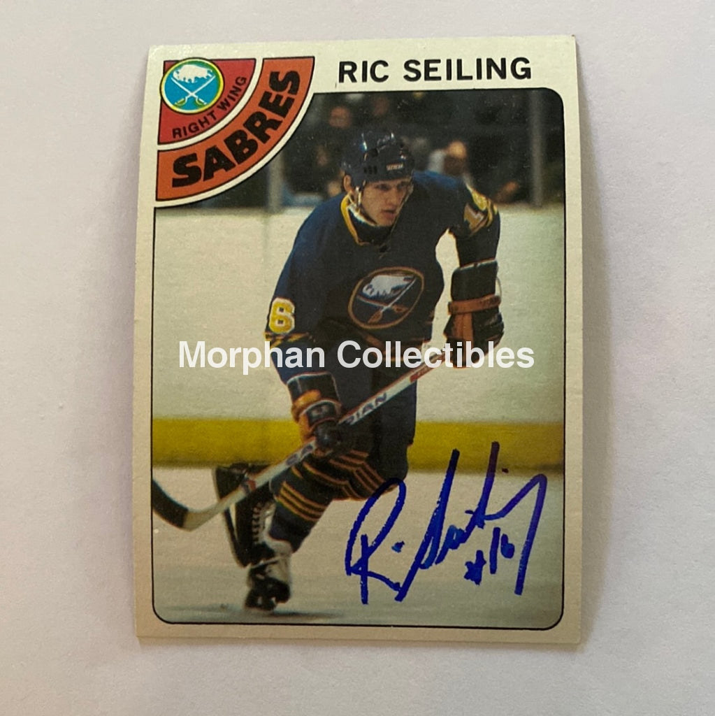 Ric Seiling - Autographed Card 1978-79 Topps Rookie